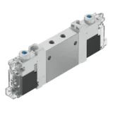 VUVG-LK10-B52-T-M5-1H2L-S - Air Solenoid Valve - Festo Directional Control Valves