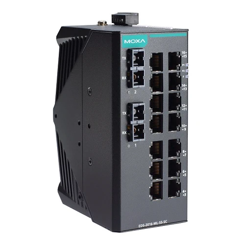 EDS-2016-ML-SS-SC - MOXA Unmanaged Switches