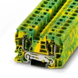 ST 16-PE - Spring Cage Ground - 3036165 - Phoenix Contact Terminal Block