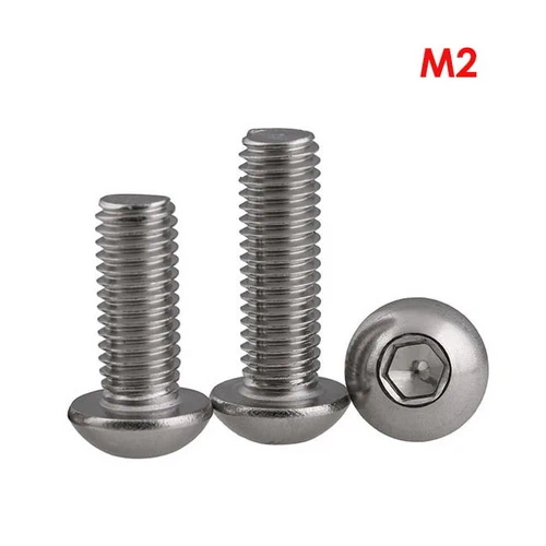 304 Button Head Hex Cap ScrewsM2