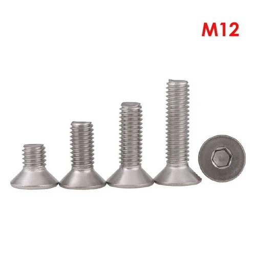 304 Hex Socket Flat Head Cap ScrewsM12A